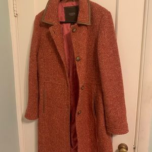 L Coach long coat